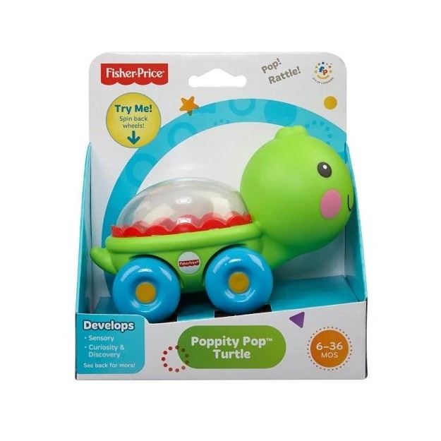 FISHER-PRICE - ΟΧΗΜΑΤΑΚΙΑ - POPPITY POP ΧΕΛΩΝΑ BGX29 - BFH75