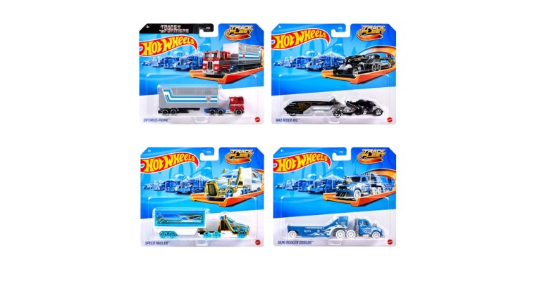 HOT WHEELS - ΦΟΡΤΗΓΑ ΜΕΤΑΦΟΡΙΚΗΣ ΣΕ ΔΙΑΦΟΡΑ ΣΧΕΔΙΑ- JCM66