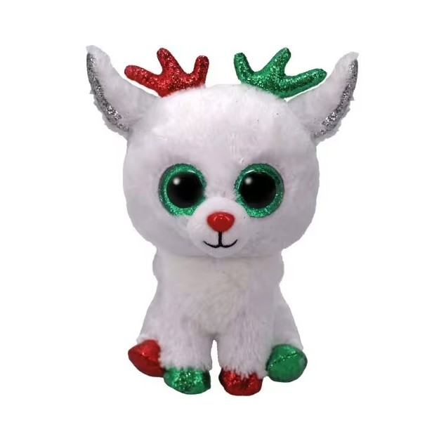 TY BEANIE BOOS ΛΟΥΤΡΙΝΟ: ΧΝΟΥΔΩΤΟΣ ΤΑΡΑΝΔΟΣ ΛΕΥΚΟΣ 15 ΕΚ.