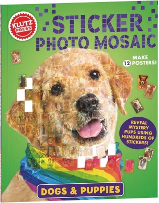 STICKER PHOTO MOSAIC: DOGS & PUPPIES