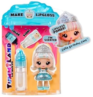 YUMMILAND LIPGLOSS DOLL- CALLIE BIRTHDAY CAKE