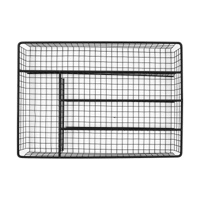 ΘΗΚΗ ΣΥΡΤΑΡΙΟΥ METAL BLACK ΜΕΤΑΛΛΙΚΗ 36x26cm ΜΑΥΡΗ