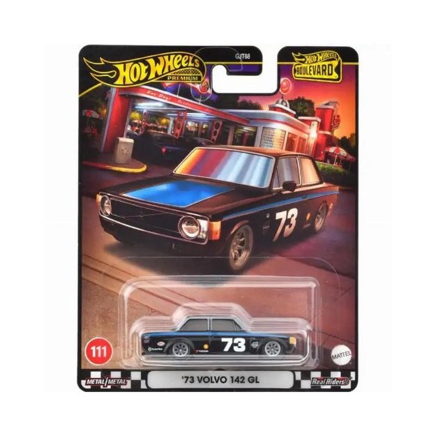 HOT WHEELS PREMIUM - BOULEVARD - 73 VOLVO 140 GL - HRT79