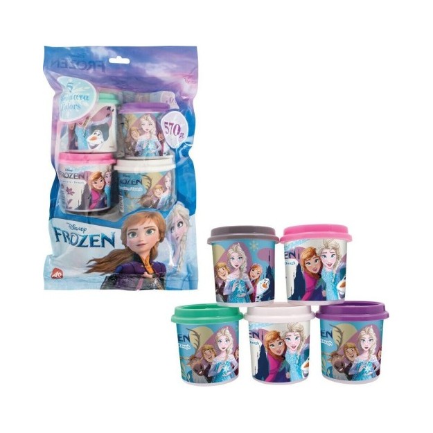 ΠΛΑΣΤΕΛΙΝΗ DISNEY FROZEN ΣΑΚΟΥΛΑΚΙ ΜΕ 5 ΒΑΖΑΚΙΑ & ΚΑΠΑΚΙΑ ΚΑΛΟΥΠΑΚΙΑ 114GR