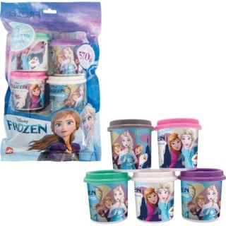 ΠΛΑΣΤΕΛΙΝΗ DISNEY FROZEN ΣΑΚΟΥΛΑΚΙ ΜΕ 5 ΒΑΖΑΚΙΑ & ΚΑΠΑΚΙΑ ΚΑΛΟΥΠΑΚΙΑ 114GR