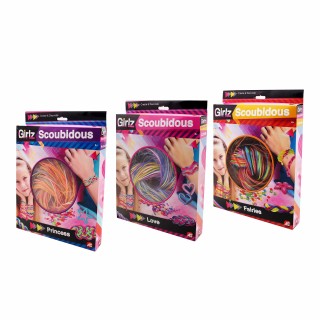 GIRLZ SCOUBIDOUS ΣΕΤ ΚΑΤΑΣΚΕΥΗΣ ΜΕ ΧΑΝΤΡΕΣ