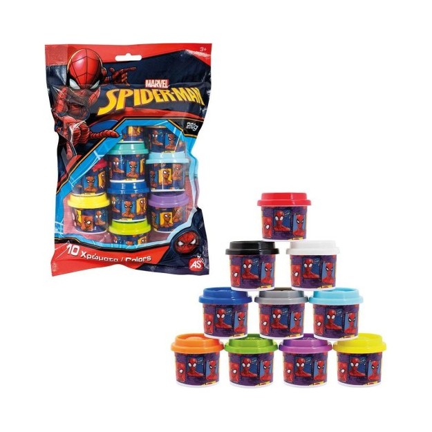 ΠΛΑΣΤΕΛΙΝΗ SPIDERMAN  : 10 ΒΑΖΑΚΙΑ ΣΕ ΣΑΚΟΥΛΑΚΙ