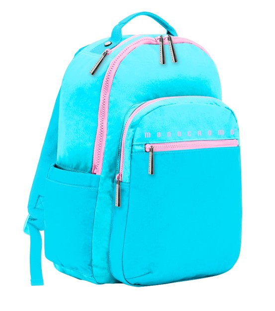 MONOCROMO PASTEL ΣΑΚΙΔΙΟ ΜΕ ΔΥΟ ΘΗΚΕΣ ΓΑΛΑΖΙΟ