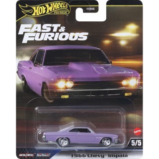 HOT WHEELS PREMIUΜ - FAST & FURIOUS: 66 IMPALA SPORT COUPE- JBL95