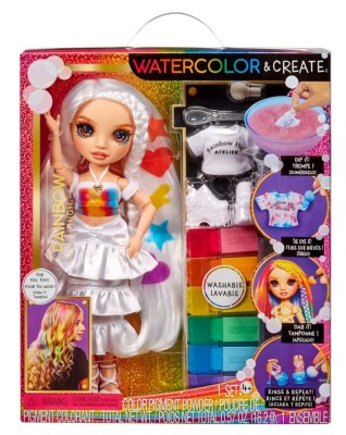 RAINBOW HIGH ΚΟΥΚΛΑ SET ΖΩΓΡΑΦΙΖΩ TIE DYE (ΚΑΦΕ ΜΑΤΙΑ)