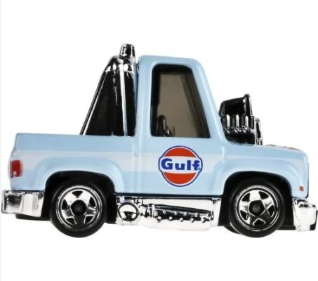 HOT WHEELS THEMED AUTO TOONED GULF - 83 CHEVY SILVERADO- JCB64