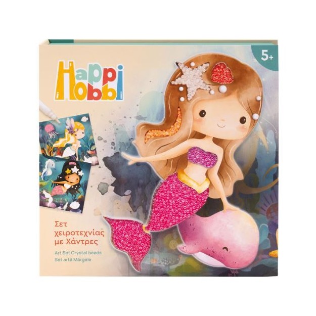 HAPPIHOBBI ART CRYSTAL BEADS MERMAIDS