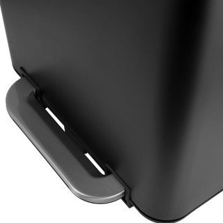 ESTIA ΚΑΔΟΣ ΑΠΟΡΡΙΜΑΤΩΝ CUBIC SOFT CLOSE 30lt ΜΑΥΡΟΣ