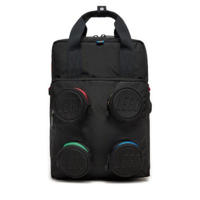 LEGO® BRICK 2X2 ΣΑΚΙΔΙΟ ΠΛΑΤΗΣ ΜΑΥΡΟ/MULTICOLORED - 20205-0354