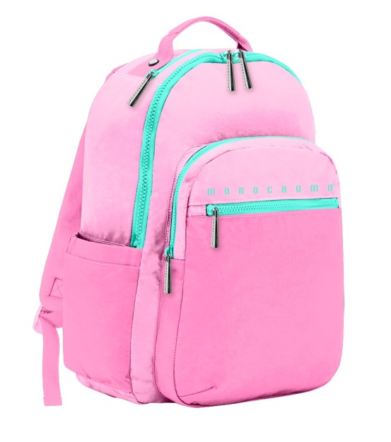 MONOCROMO PASTEL ΣΑΚΙΔΙΟ ΜΕ ΔΥΟ ΘΗΚΕΣ ΡΟΖ