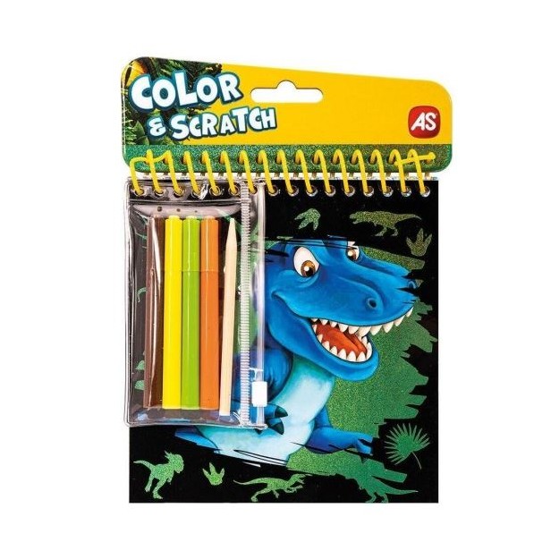 ΣΕΤ ΖΩΓΡΑΦΙΚΗΣ POCKET ΔΕΙΝΟΣΑΥΡΟΙ COLOR & SCRATCH