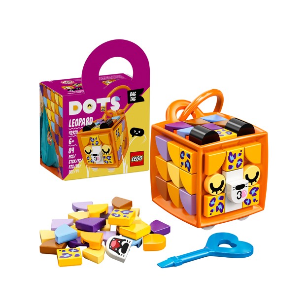 LEGO® DOTS: BAG TAG LEOPARD