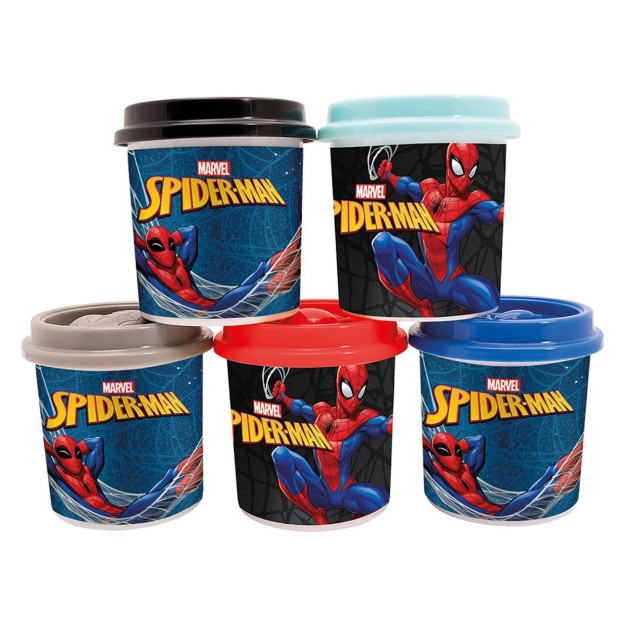 ΠΛΑΣΤΕΛΙΝΗ DISNEY SPIDERMAN ΣΑΚΟΥΛΑΚΙ ΜΕ 5 ΒΑΖΑΚΙΑ & ΚΑΠΑΚΙΑ ΚΑΛΟΥΠΑΚΙΑ 114GR