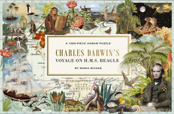 CHARLES DARWINS VOYAGE ON H.M.S. BEAGLE : A 1000-PIECE JIGSAW PUZZLE
