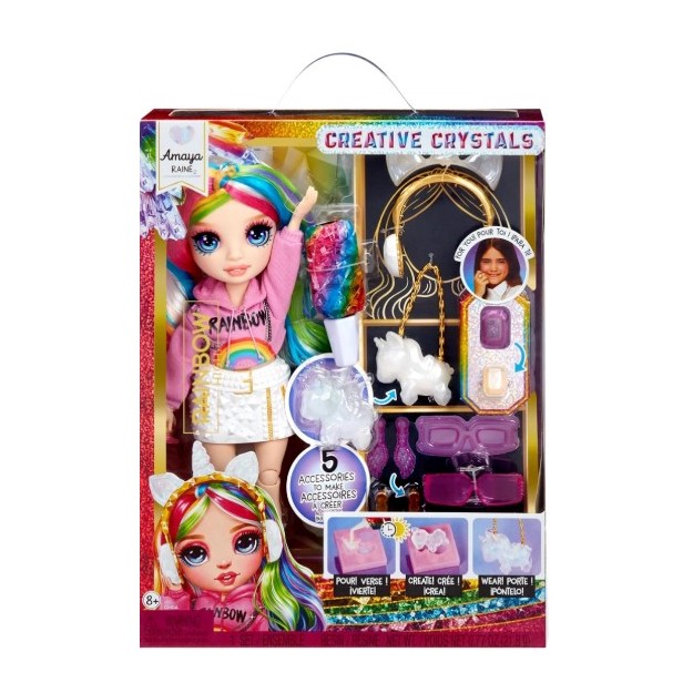 RAINBOW HIGH CREATIVE CRYSTALS FASHION DOLL- AMAYA