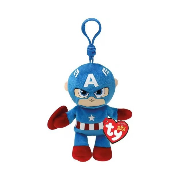 TY BEANIE BABIES ΛΟΥΤΡΙΝΟ ΜΠΡΕΛΟΚ: CAPTAIN AMERICA 8,5 ΕΚ.