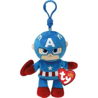 TY BEANIE BABIES ΛΟΥΤΡΙΝΟ ΜΠΡΕΛΟΚ: CAPTAIN AMERICA 8,5 ΕΚ.