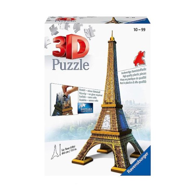 3D PUZZLE ΔΙΑΣΗΜΑ ΚΤΙΡΙΑ: O ΠΥΡΓΟΣ ΤΟΥ ΑΙΦΕΛ (216 TEM) - 12556