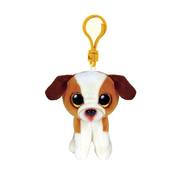 TY BEANIE BOOS ΛΟΥΤΡΙΝΟ ΜΠΡΕΛΟΚ: HUGO ΧΝΟΥΔΩΤΟΣ ΣΚΥΛΟΣ ΚΑΦΕ-ΛΕΥΚΟΣ 8,5 ΕΚ.