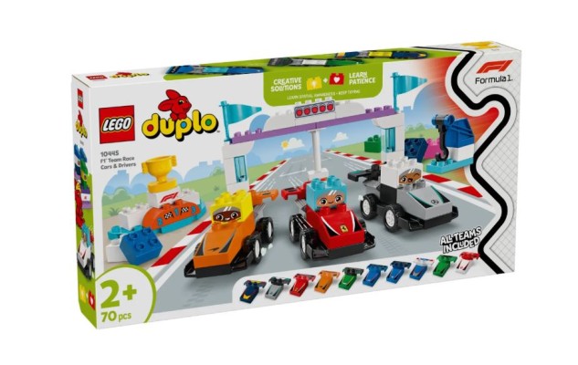LEGO® DUPLO®: F1® TEAM RACE CARS & DRIVERS