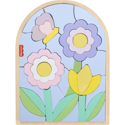 FISHER-PRICE - ΞΥΛΙΝΟ ΠΑΖΛ : ΛΟΥΛΟΥΔΙΑ 38 ΤΜΧ- HXT97