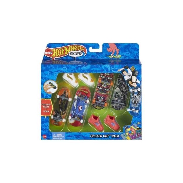 HOT WHEELS SKATE & ΠΑΠΟΥΤΣΙΑ - TONY HAWK HALF PIPE PACK - HVM14