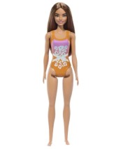 BARBIE BEACH DOLL ΚΟΥΚΛΑ ΜΕ ΠΟΡΤΟΚΑΛΙ ΜΑΓΙΟ - HPV21
