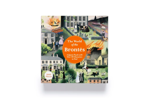 THE WORLD OF THE BRONTES : A JIGSAW PUZZLE WITH OVER 50 CHARACTERS - 1000 PIECES