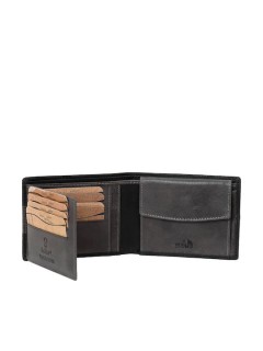 Lavor Δερμάτινο Ανδρικό Πορτοφόλι Καρτών με RFID Μαύρο 1-6063