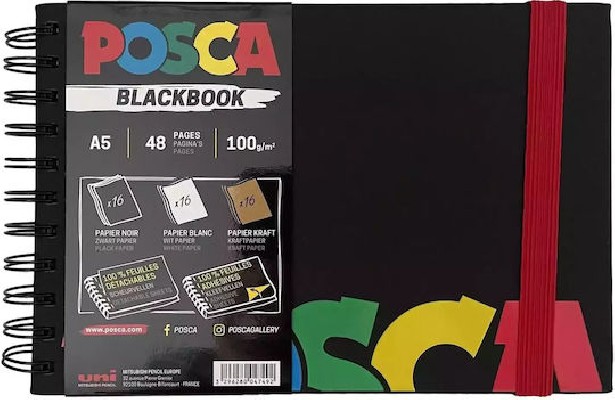 Posca Μπλοκ Σχεδίου Sketchbook Α5 14.8x21cm