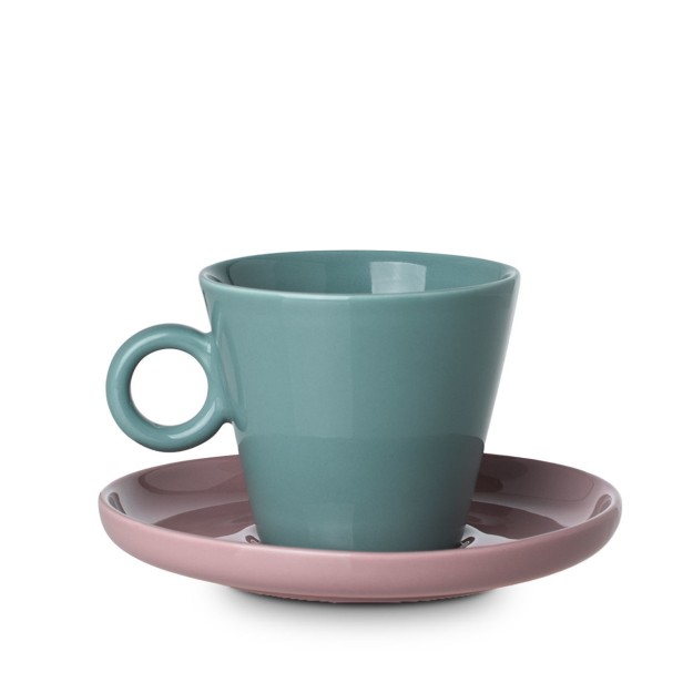 ESTIA ΦΛYΤΖΑΝΙ CAPPUCCINO CREAM NEW BONE 200ml ΤΙΡΚΟΥΑΖ ΜΕ ΡΟΖ ΠΙΑΤΑΚΙ