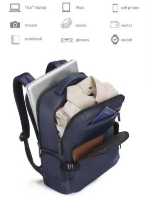 Tigernu T-B9022 Αδιάβροχη Τσάντα Πλάτης για Laptop 15.6" σε Μαύρο χρώμα