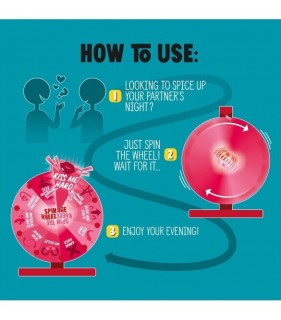 Επιτραπέζιο Παιχνίδι Spin The Wheel Spicy Edition για 2 Παίκτες 18+ Ετών (EN) Legami Milano;