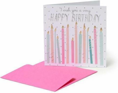 Ευχετήρια Κάρτα Γενεθλίων Happy Birthday Legami Milano