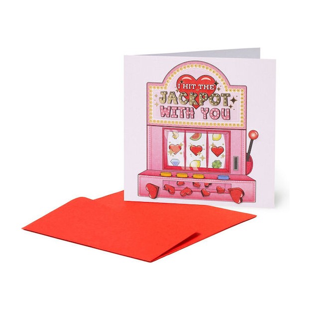 Ευχετήρια Κάρτα ''I HIT THE JACKPOT WITH YOU'' Legami Milano