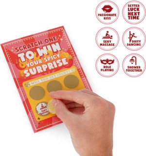 Ευχετήρια Κάρτα ''SCRATCH ONE TO WIN YOUR SPICY SURPRISE'' Legami Milano