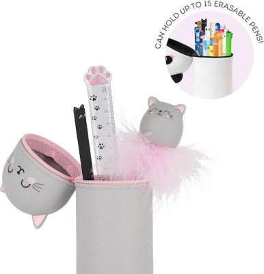 Legami Milano Soft Κασετίνα από Σιλικόνη Βαρελάκι Γατούλα