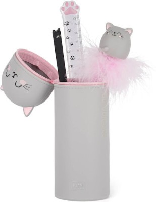 Legami Milano Soft Κασετίνα από Σιλικόνη Βαρελάκι Γατούλα