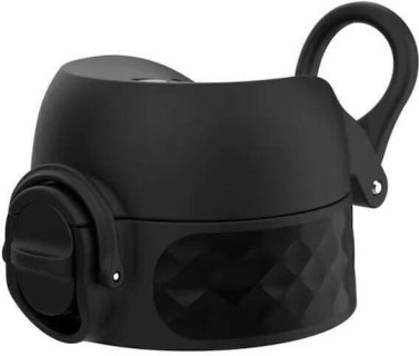 Ion8 Ανταλλακτικό Καπάκι για Θερμός 600ml Μαύρο