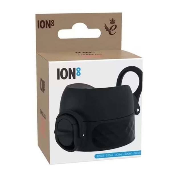 Ion8 Ανταλλακτικό Καπάκι για Θερμός 600ml Μαύρο
