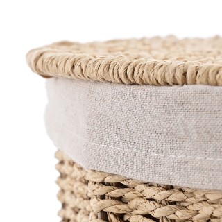 ESTIA ΚΑΛΑΘΙ ΑΠΛΥΤΩΝ BOTANICA 40x40x50cm ME ΕΣΩΤΕΡΙΚΗ ΕΠΕΝΔΥΣΗ & ΚΑΠΑΚΙ