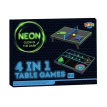 Νέον Επιτραπέζια Παιxνίδια Luna Toys 4 σε 1 60x45x4,2εκ.