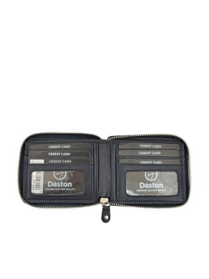 Daston 094 Δερμάτινο Ανδρικό Πορτοφόλι με RFID Μπλε