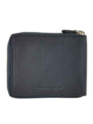 Daston 094 Δερμάτινο Ανδρικό Πορτοφόλι με RFID Μπλε