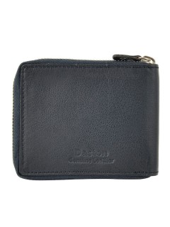 Daston 094 Δερμάτινο Ανδρικό Πορτοφόλι με RFID Μπλε